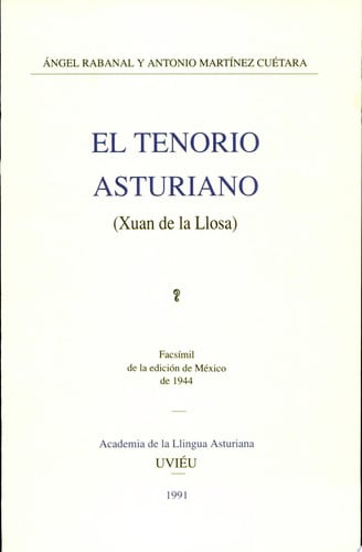 El tenorio asturiano, de LLIBRERIA FACSIMILAR | portada del libro