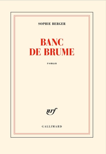BANC DE BRUME, de Sophie Berger | portada del libro