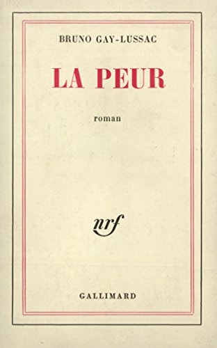 LA PEUR, de Gay-Lussac | portada del libro