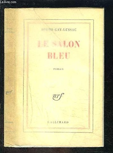 LE SALON BLEU, de Gay-Lussac | portada del libro