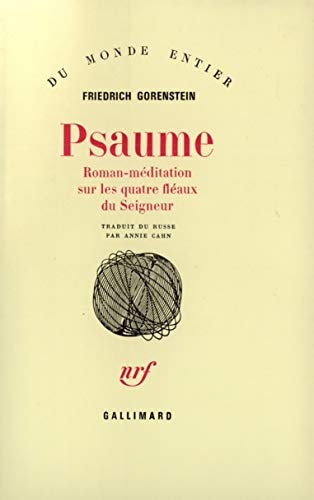 PSAUME, de Fridrikh Gorenshteĭn | portada del libro