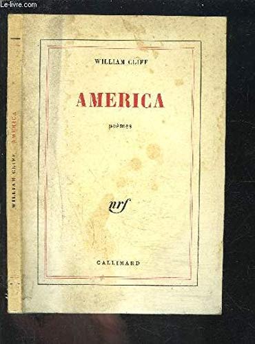 AMERICA CLIFF, de William Cliff | portada del libro