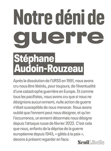 NOTRE DENI DE GUERRE, de Stéphane Audoin-Rouzeau | portada del libro