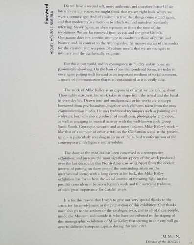 Mike Kelley, de KELLEY | portada del libro