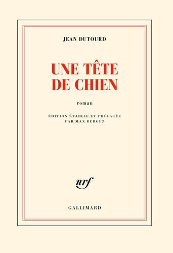 TETE DE CHIEN, de Jean Dutourd | portada del libro