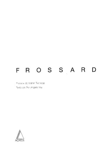 FROSSARD (SOUS COFFRET), de Claude Frossard | portada del libro