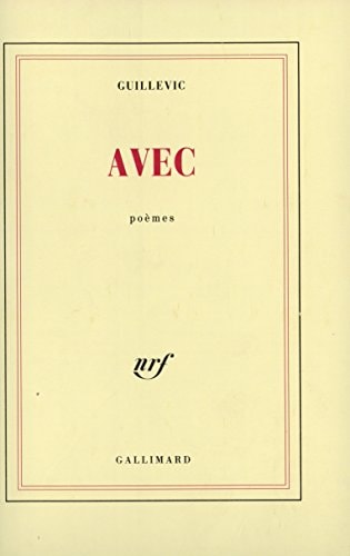 AVEC, de Guillevic | portada del libro