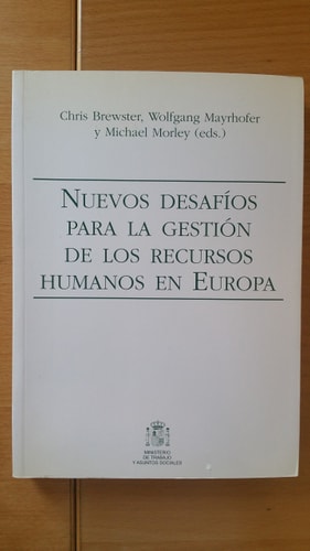 NUEVOS DESAFIOS PARA LA GESTION DE LOS RECURSOS HUMANOS EN EUROPA, de BREWSTER | portada del libro