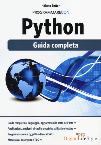 PROGRAMMARE CON PYTHON GUIDA COMPLETA, de Marco Buttu | portada del libro