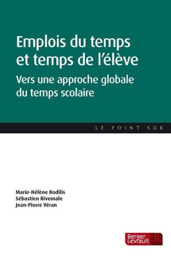 DE L EMPLOI DU TEMPS AUX EMPLOIS DES TEMPS, de RENAUDIE OLIVIE | portada del libro