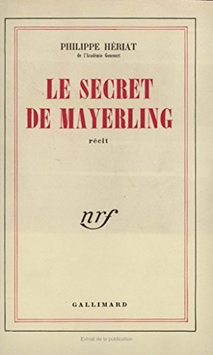 LE SECRET DE MAYERLING, de Hériat | portada del libro