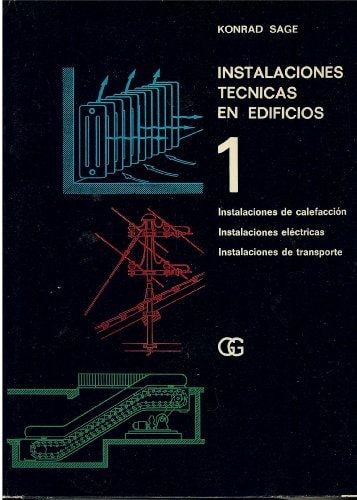 Instalaciones técnicas en los edificios, de Konrad Sage | portada del libro