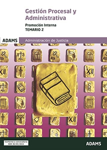 GESTION PROCESAL Y ADMINISTRATIVA ( PROMOCION INTERNA) - TEMARIO 2 | portada del libro