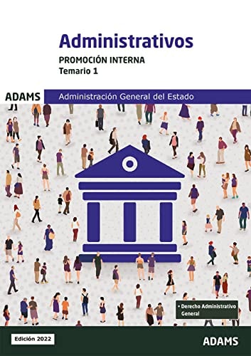 ADMINISTRATIVOS ( PROMOCION INTERNA) - TEMARIO 1 | portada del libro
