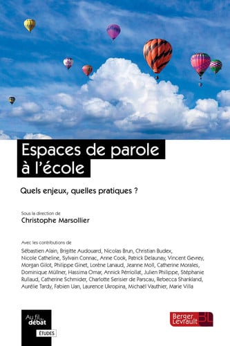 ESPACES DE PAROLE A L'ECOLE, de MARSOLLIER CHRI | portada del libro