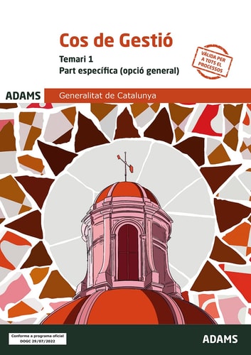 TEMARI 1 COS DE GESTIO, OPCIO GENERAL, PART ESPECIFICA, DE L, de VARIOS AUTORES | portada del libro