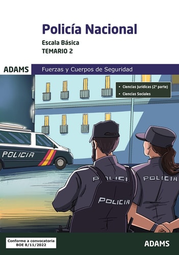 POLICIA NACIONAL ( ESCALA BASICA) - TEMARIO 2 | portada del libro