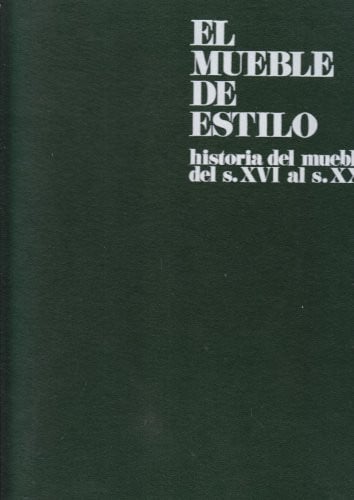 Muebles de arte, de GONZALEZ PALACIOS | portada del libro