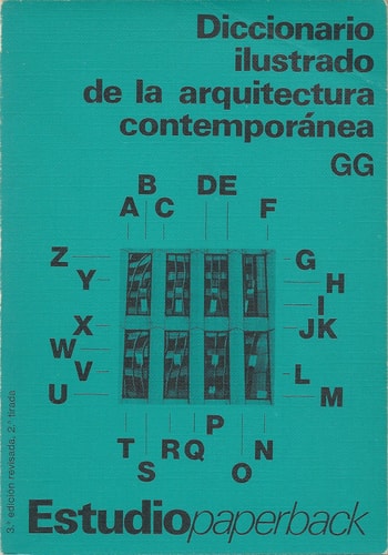 Diccionario ilustrado de la arquitectura contemporánea, de Gerd Hatje | portada del libro