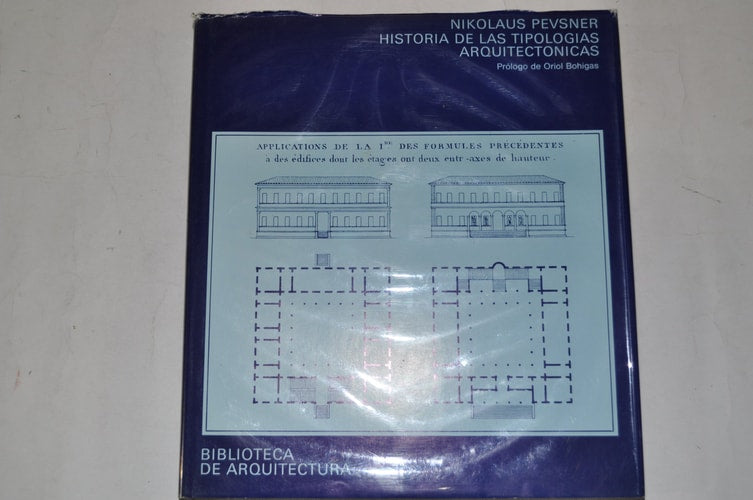 Historia de las tipolog¡as arquitectónicas, de Nikolaus Pevsner | portada del libro