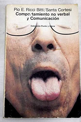 Comportamiento verbal y comunicación, de RICCI BITTI | portada del libro