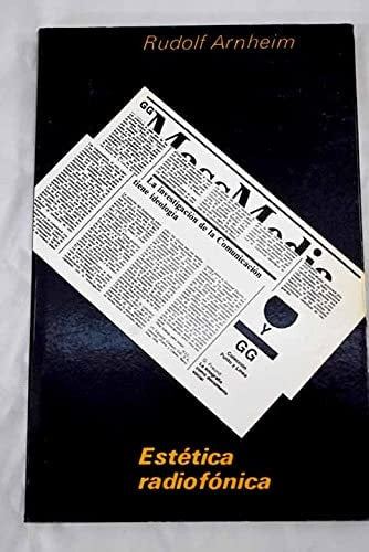 Estética radiófonica, de Rudolf Arnheim | portada del libro