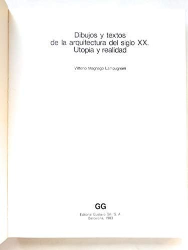 Dibujos y textos de la arquitectura del siglo X X, de MAGNANO | portada del libro