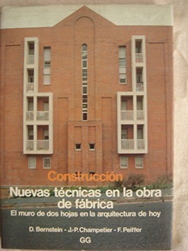 Nuevas técnicas en la obra de fábrica, de BERSTEIN | portada del libro