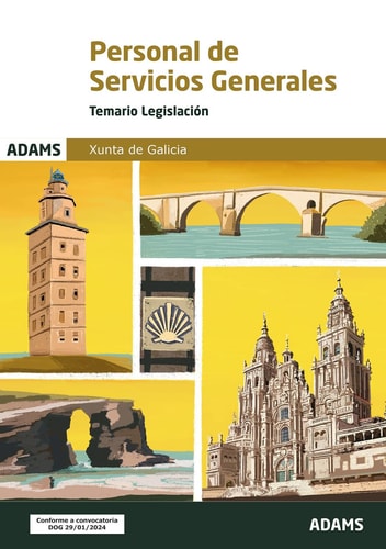 TEMARIO LEGISLACION PERSONAL DE SERVICIOS GENERALES (PSX) XU, de VARIOS AUTORES | portada del libro