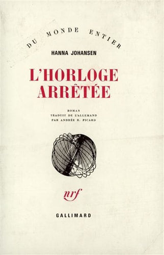 L'HORLOGE ARRETEE, de Hanna Johansen | portada del libro