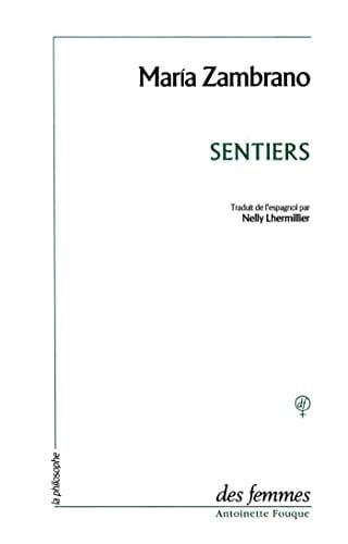 SENTIERS, de ZAMBRANO MARIA | portada del libro