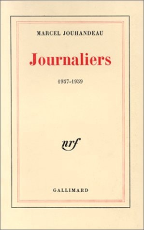 JOURNALIERS, de Jouhandeau | portada del libro