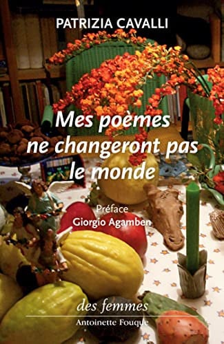 MES POEMES NE CHANGERONT PAS LE MONDE, de CAVALLI PATRIZI | portada del libro
