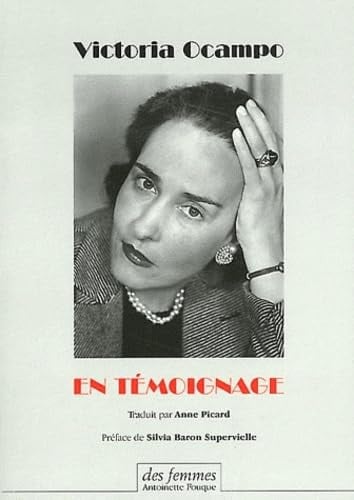 EN TEMOIGNAGE, de OCAMPO VICTORIA | portada del libro