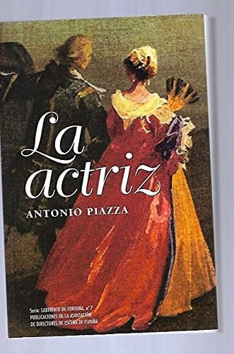 La actriz, de Piazza | portada del libro