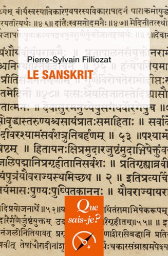 E SANSKRIT, de Pierre-Sylvain Filliozat | portada del libro