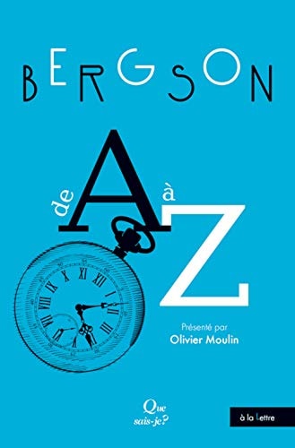 ERGSON DE A A Z, de Henri Bergson | portada del libro