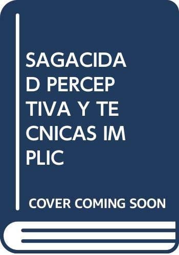 Sagacidad perceptiva y técnicas implícitas de personalidad de los profesores, de Álvarez Castillo | portada del libro