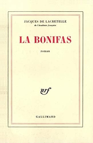 LA BONIFAS, de Lacretelle | portada del libro