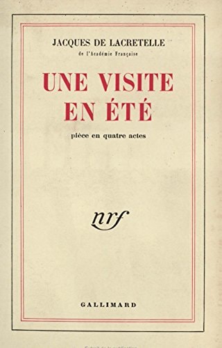 UNE VISITE EN ETE, de Jacques de Lacretelle | portada del libro