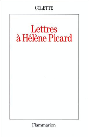 ETTRES A HELENE PICARD, de COLETTE | portada del libro