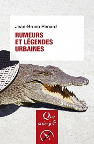 UMEURS ET LEGENDES URBAINES, de Jean-Bruno Renard | portada del libro