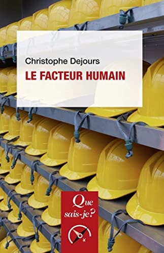 E FACTEUR HUMAIN, de Christophe Dejours | portada del libro