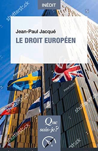 E DROIT EUROPEEN, de Jean-Paul Jacqué | portada del libro