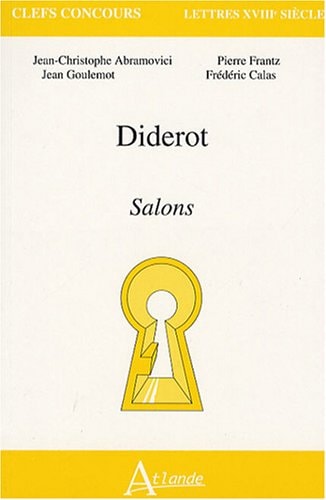 DIDEROT / SALONS, de Jean-Christophe Abramovici | portada del libro