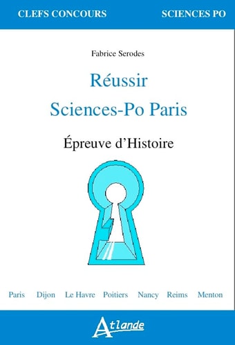 REUSSIR SCIENCES-PO PARIS, de Fabrice Serodes | portada del libro