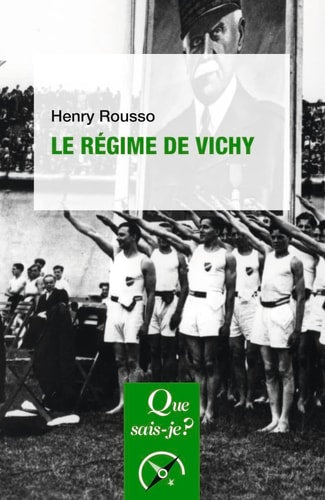 LE REGIME DE VICHY, de Henry Rousso | portada del libro