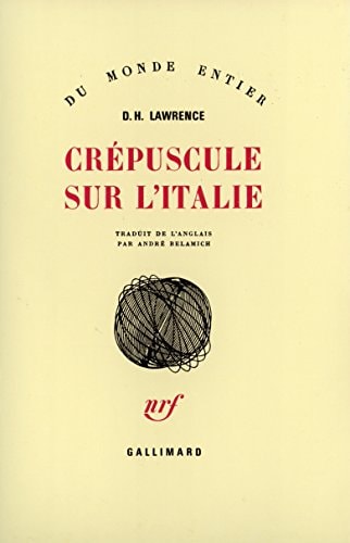 CREPUSCULE SUR L'ITALIE, de Lawrence | portada del libro