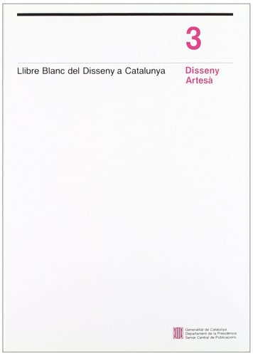 Llibre blanc del disseny a Catalunya. 3. Disseny artesà, de CORREDOR-MATHEOS | portada del libro