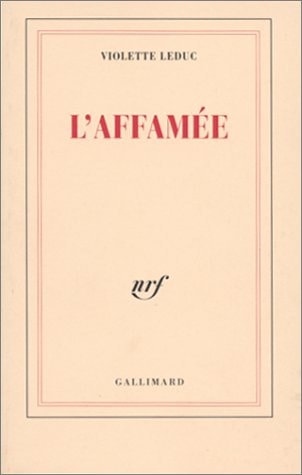 L'AFFAMEE, de LEDUC | portada del libro